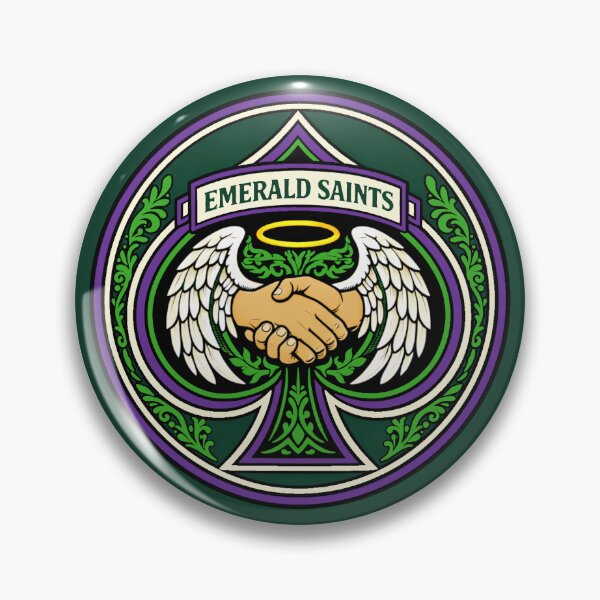 Item preview, Emerald Saints Society: Main Club Logo designed and sold by Jessie Slamwhorella.