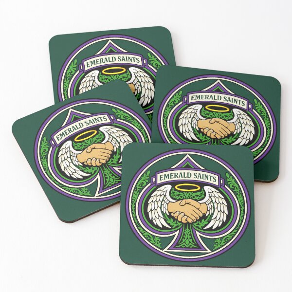 Item preview, Emerald Saints Society: Main Club Logo designed and sold by Jessie Slamwhorella.