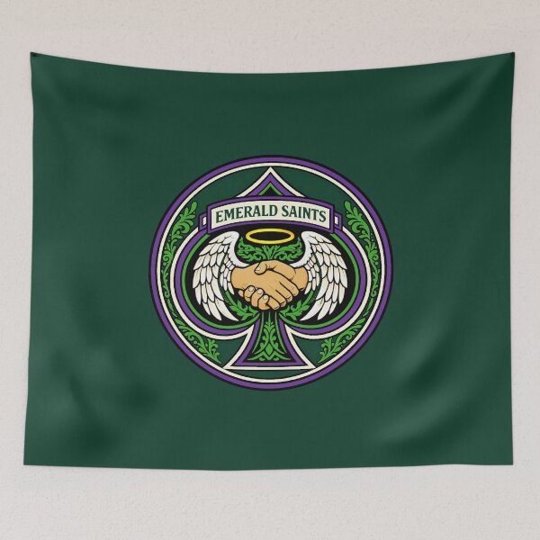 Item preview, Emerald Saints Society: Main Club Logo designed and sold by Jessie Slamwhorella.