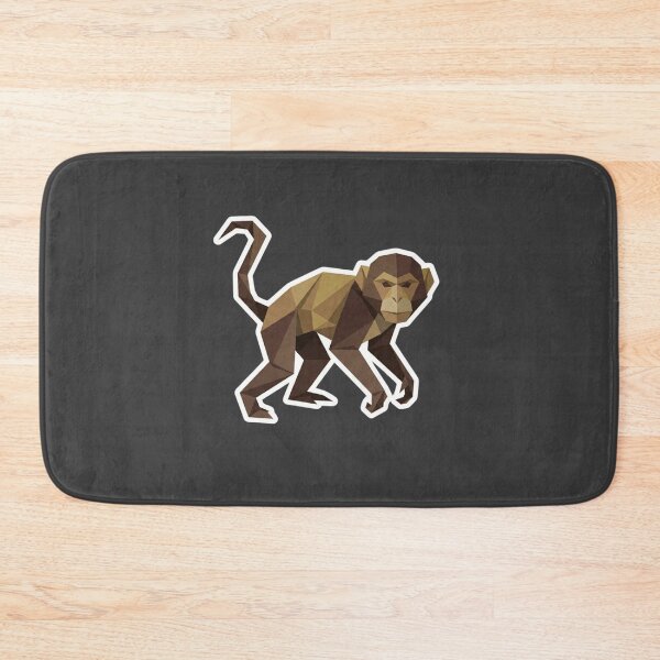 Item preview, Geometric Monkey in Motion – Dynamic Ape Sticker for Athletes designed and sold by bsbd-action.