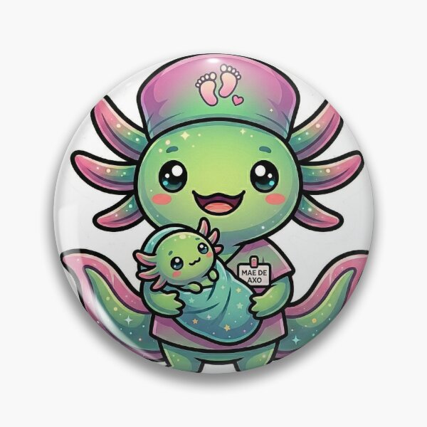 Item preview, Super Mom Axolotl – Motherhood and Baby Axolotl Sticker designed and sold by AxoloteLabsArts.