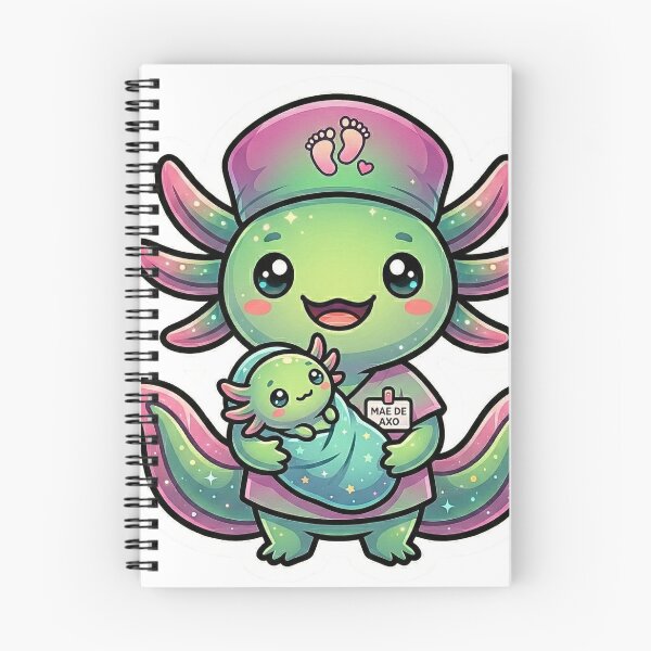 Item preview, Super Mom Axolotl – Motherhood and Baby Axolotl Sticker designed and sold by AxoloteLabsArts.