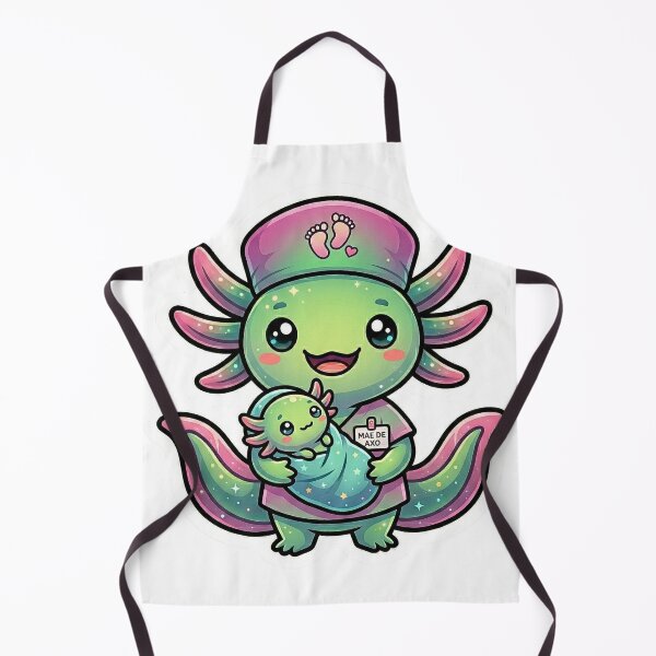 Item preview, Super Mom Axolotl – Motherhood and Baby Axolotl Sticker designed and sold by AxoloteLabsArts.