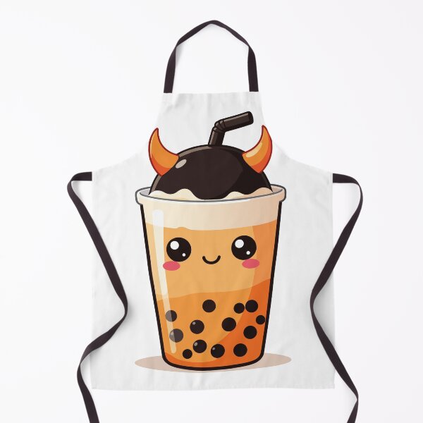 Item preview, Cute Kawaii Little Devil Boba Bubble Tea designed and sold by BestChoiceService.