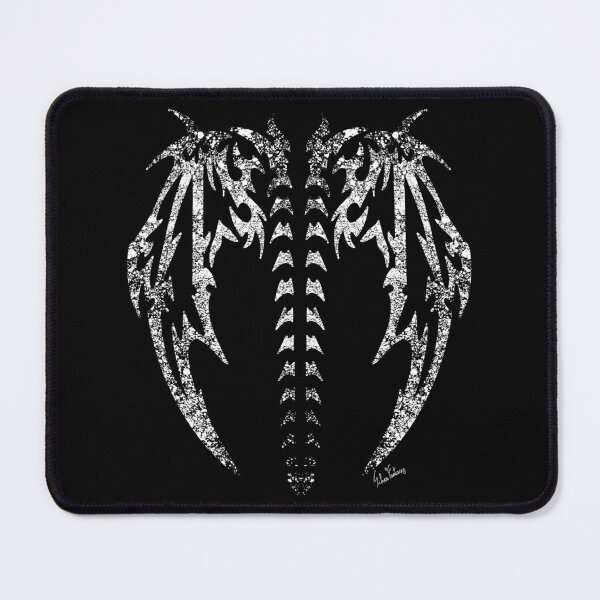 Item preview, Élite Silver Tribal Demon Wings designed and sold by SilverFantasy.