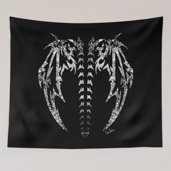 Item preview, Élite Silver Tribal Demon Wings designed and sold by SilverFantasy.