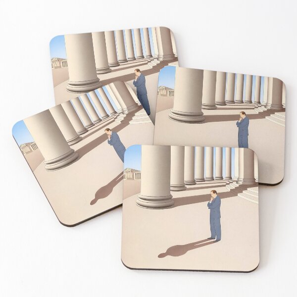 Item preview, Surreal Minimalist Art Inspired by Guy Billout, Conceptual Illustration Style designed and sold by Bondira-Spono.