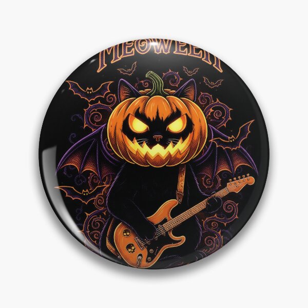 Item preview, Funny Cat Parody Helloween Meoween Metal Band Shirt designed and sold by bvnf.