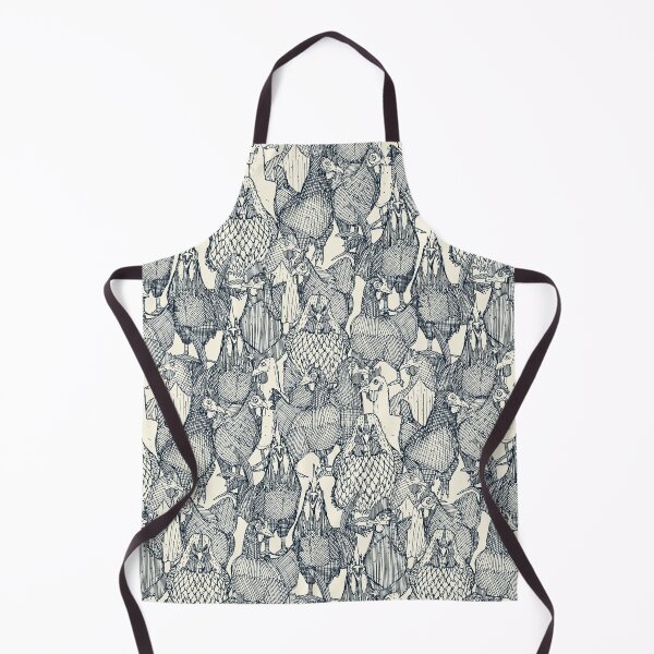 Item preview, just chickens indigo pearl designed and sold by scrummy.