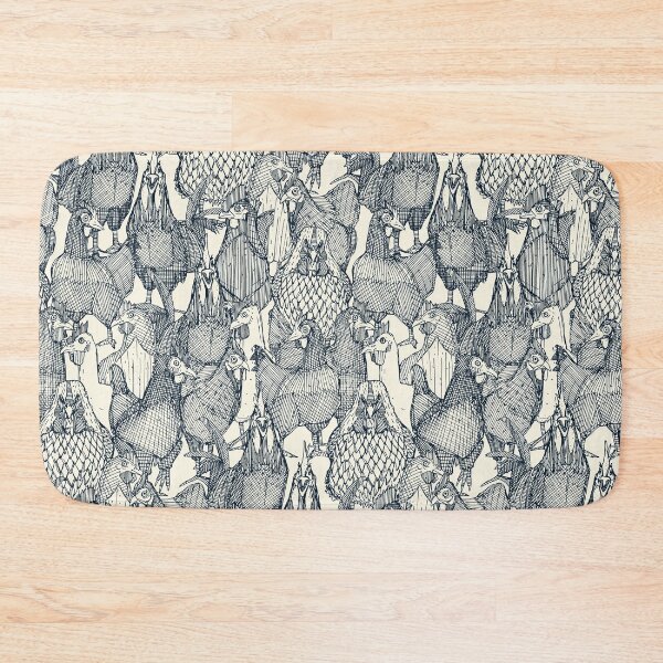 Item preview, just chickens indigo pearl designed and sold by scrummy.