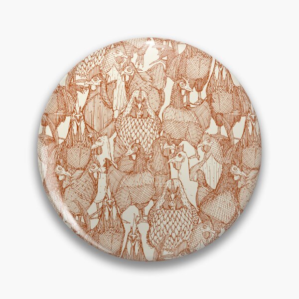 Item preview, just chickens rust pearl designed and sold by scrummy.