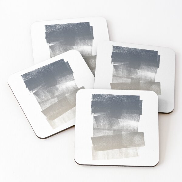 Item preview, Swatch Sample Textured Monoprint - Dusk to Dove Gradient designed and sold by Irene Estelle.