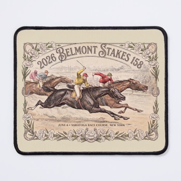 Item preview, 2026 Belmont Stakes Vintage Style Horse Racing Gifts designed and sold by Ginny Luttrell.