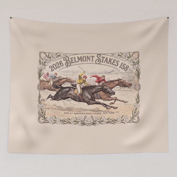 Item preview, 2026 Belmont Stakes Vintage Style Horse Racing Gifts designed and sold by Ginny Luttrell.