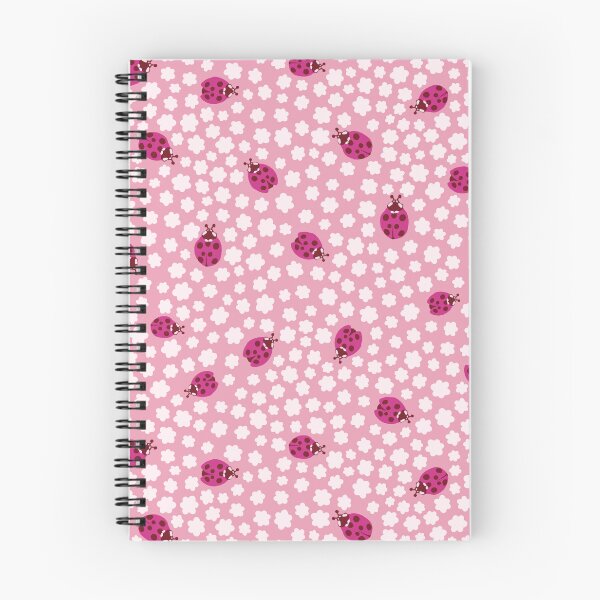 Item preview, Pink Ladybug Floral Summer Pattern designed and sold by Patternandflow.