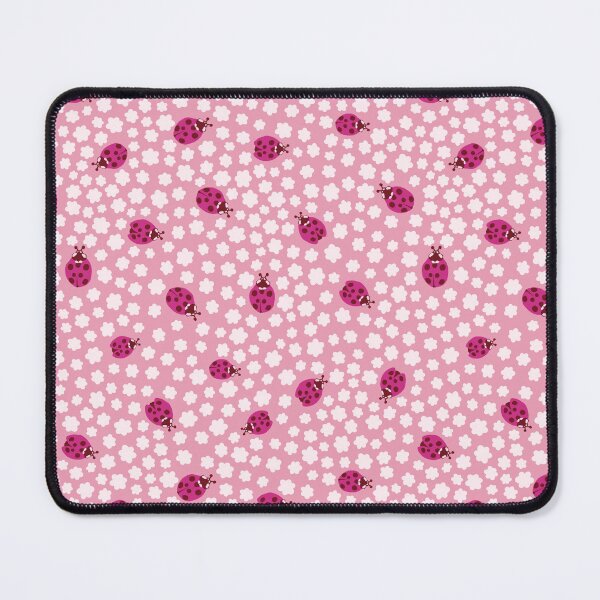 Item preview, Pink Ladybug Floral Summer Pattern designed and sold by Patternandflow.