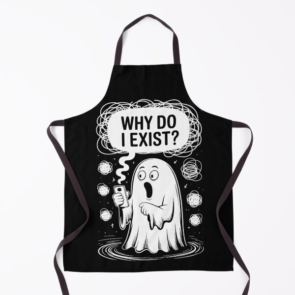 Item preview, Why Do I Exist Ghost – Relatable Sad Aesthetic designed and sold by BlackBoneArt.