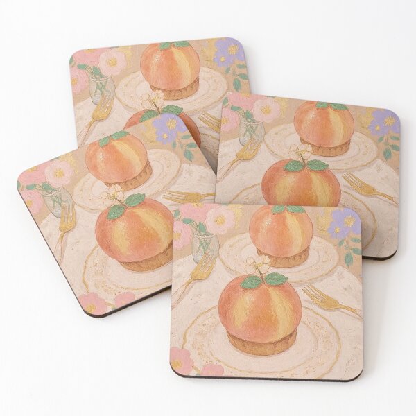 Item preview, Afternoon Tea - Peach Cake designed and sold by Quanietran.