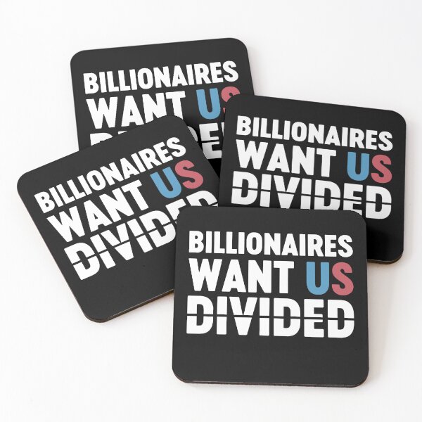Item preview, Los multimillonarios quieren que estemos divididos. Divertido anticapitalismo político. designed and sold by gunaone-design.