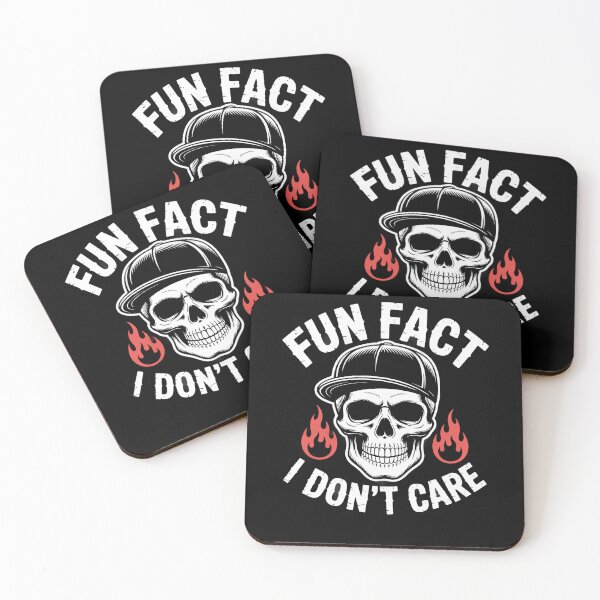 Item preview, Fun Fact I Don't Care Funny Skeleton Sarcastic Adult Humor designed and sold by Dressed For  Duty.