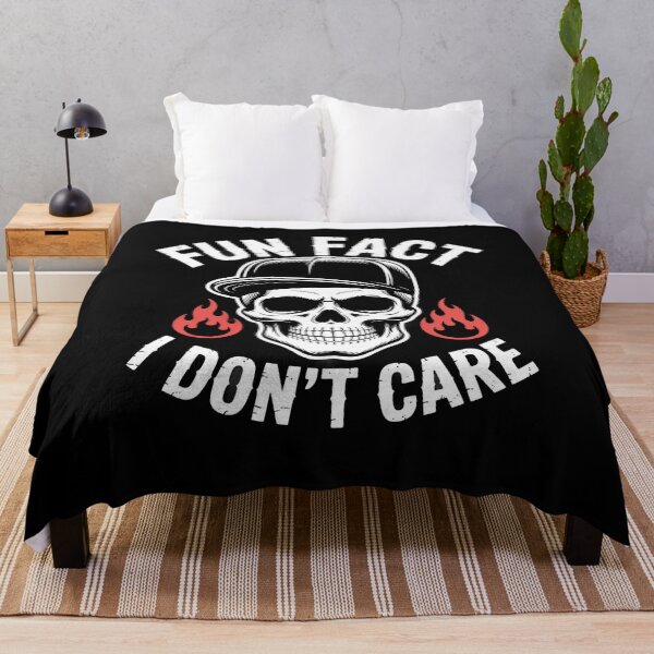 Item preview, Fun Fact I Don't Care Funny Skeleton Sarcastic Adult Humor designed and sold by Dressed For  Duty.