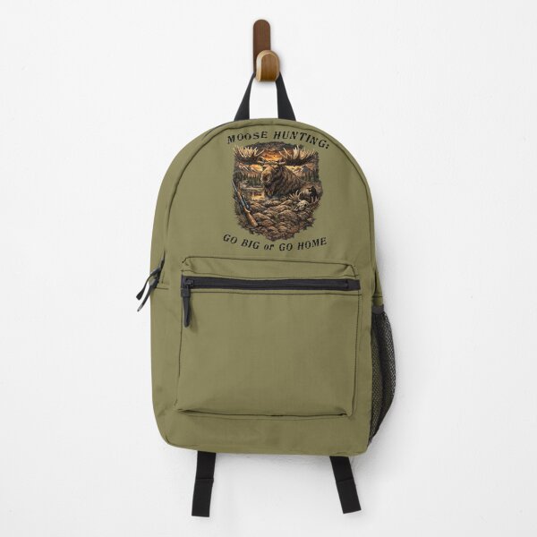 Item preview, Moose Hunting Go Big or Go Home - Hunting designed and sold by Capturetees.