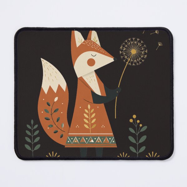 Item preview, Minimalist Scandinavian Fox Art - Cute Boho Woodland Fox designed and sold by Artyoka.