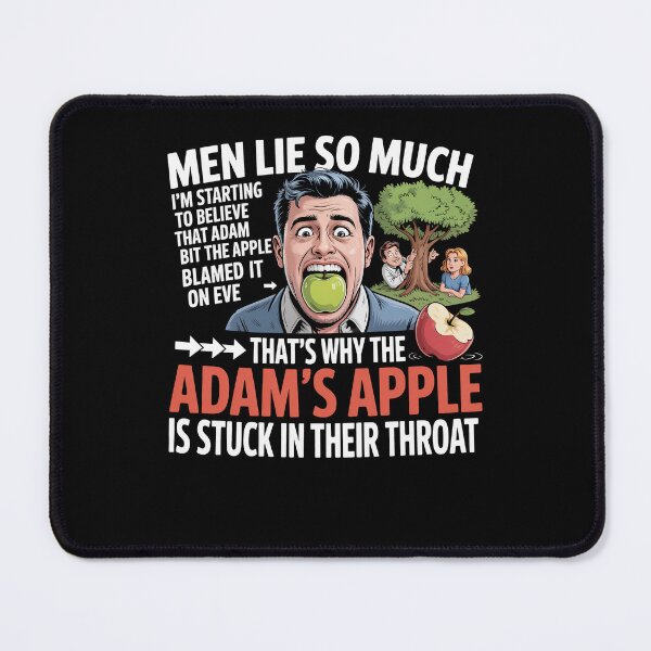 Item preview, Men Lie So Much I'm Starting To Believe That Adam Bit Apple designed and sold by Dressed For Duty.