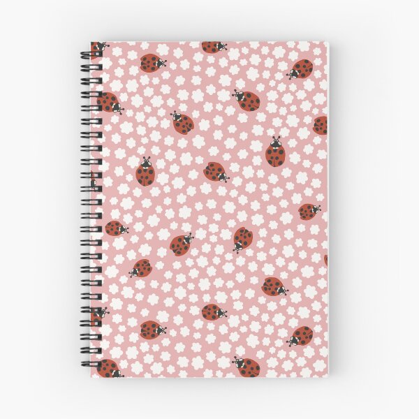 Item preview, Pink Ladybug Floral Summer Pattern designed and sold by Patternandflow.