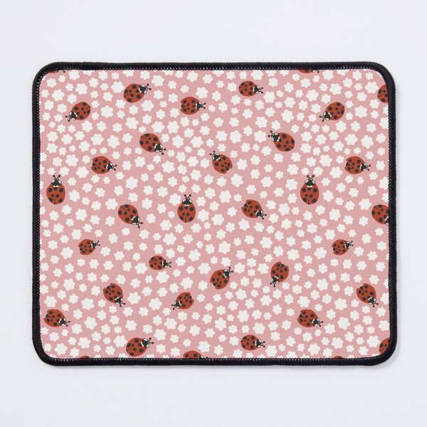 Item preview, Pink Ladybug Floral Summer Pattern designed and sold by Patternandflow.