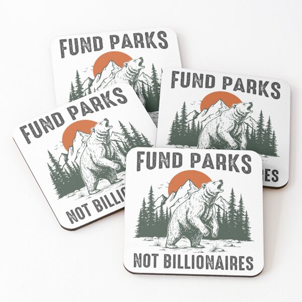 Item preview, Fund Parks Not Billionaires National Park Bear Vintage Nature designed and sold by gunaone-design.