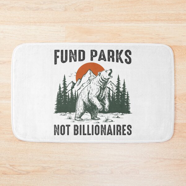 Item preview, Fund Parks Not Billionaires National Park Bear Vintage Nature designed and sold by gunaone-design.
