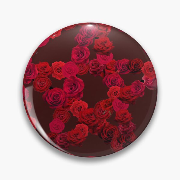 Item preview, Pentacle of Red Roses designed and sold by PopBubbleShop.