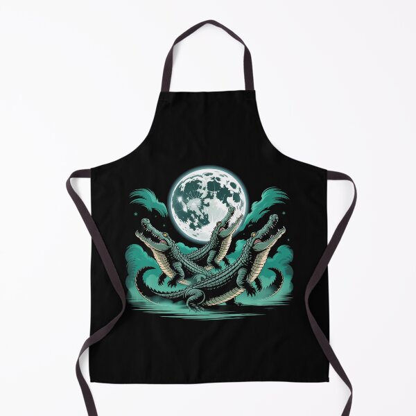 Item preview, Three Weirdcore Crocodiles Moon Funny 3 Alligator Dead Moon designed and sold by Dressed For Duty.