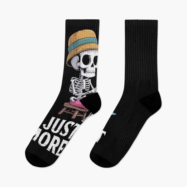 Item preview, Funny Skeleton Fishing Just More Cast Quote designed and sold by Dressed For  Duty.