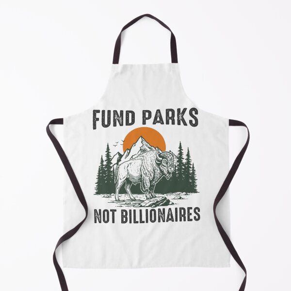 Item preview, Fund Parks Not Billionaires Bison Retro Nature designed and sold by gunaone-design.