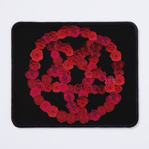 Item preview, Pentagram of Red Roses designed and sold by PopBubbleShop.
