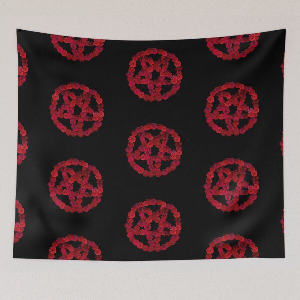 Item preview, Pentagram of Red Roses designed and sold by PopBubbleShop.