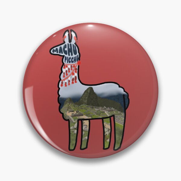 Item preview, Machu Picchu Decorated Llama Silhouette designed and sold by Holly Krill.