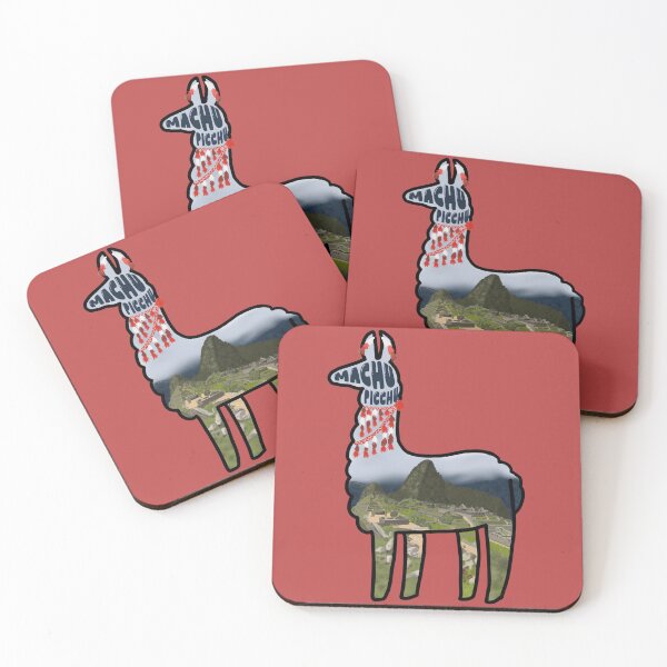 Item preview, Machu Picchu Decorated Llama Silhouette designed and sold by Holly Krill.