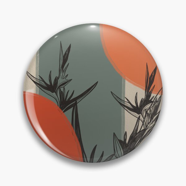 Item preview, Modern Botanical Bird of Paradise Wall Art – Minimalist Boho Abstract Print designed and sold by Chadstudio.