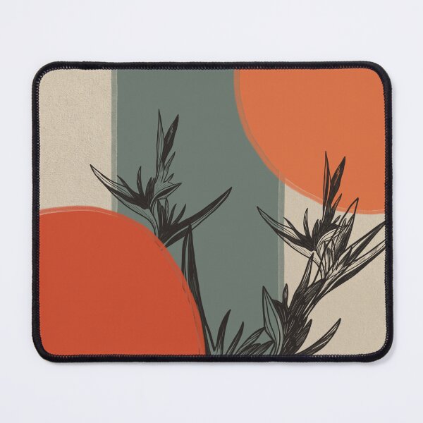 Item preview, Modern Botanical Bird of Paradise Wall Art – Minimalist Boho Abstract Print designed and sold by Chadstudio.