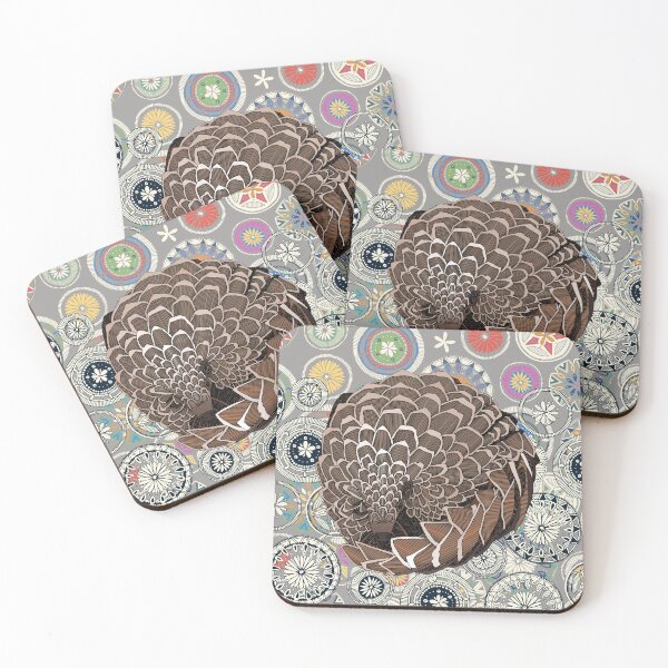 Item preview, pangolin mandala designed and sold by scrummy.
