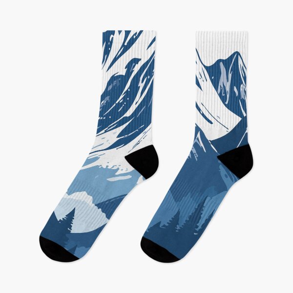 Item preview, Minimalist Blue Mountain Nature Circular Art designed and sold by BestChoiceService.