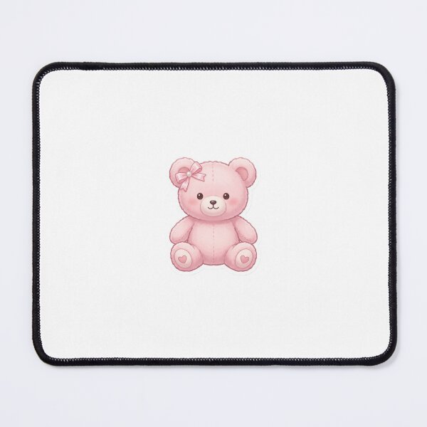 Item preview, Cute Pink Teddy Bear Aesthetic Sticker | Coquette Soft Girl Design designed and sold by Ary15.