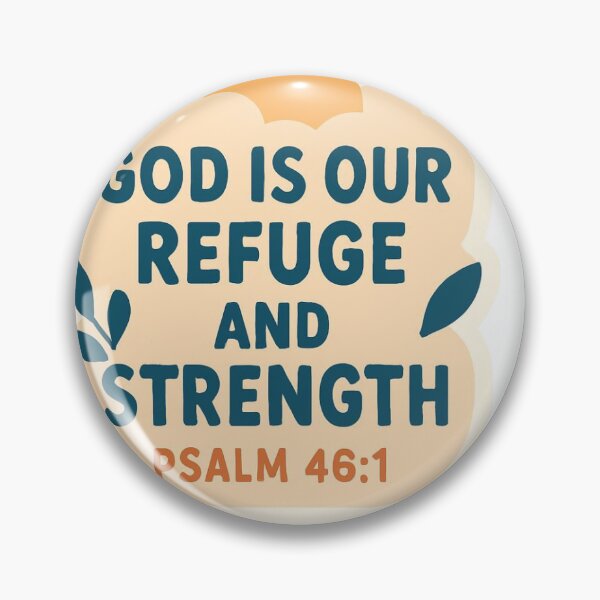 Item preview, God is our refuge and strength sticker designed and sold by faithful220.