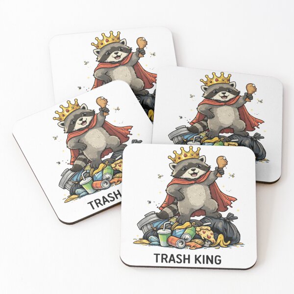 Item preview, Trash King Raccoon Meme – Funny Trash Panda Garbage Chaos Cute Design designed and sold by Region.