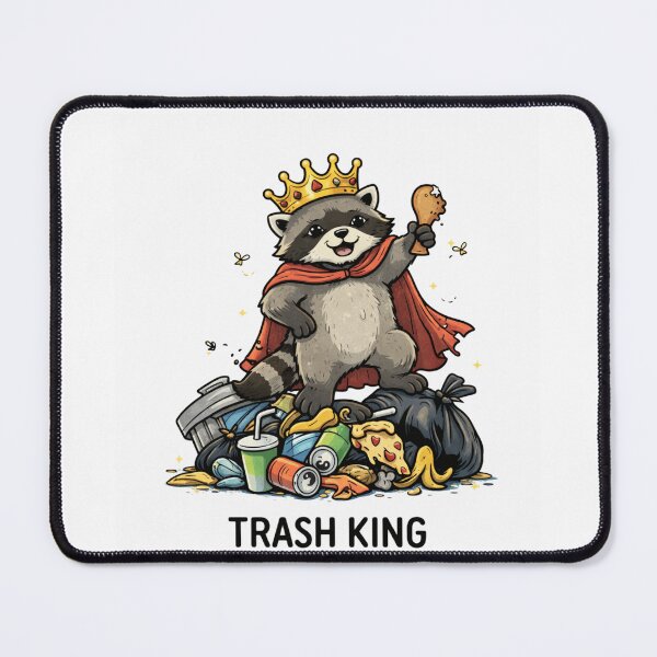 Item preview, Trash King Raccoon Meme – Funny Trash Panda Garbage Chaos Cute Design designed and sold by Region.