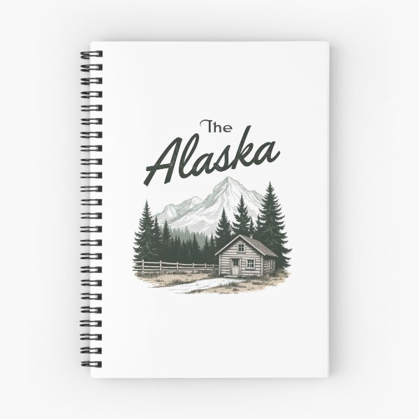 Item preview, Alaska cabin forest mountain Denali designed and sold by pixeldizajn.