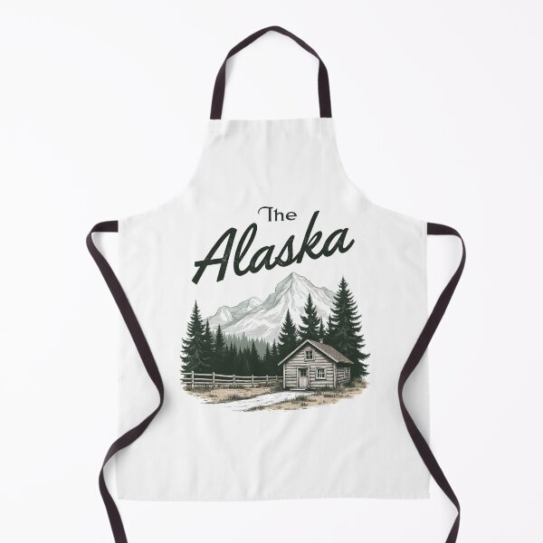 Item preview, Alaska cabin forest mountain Denali designed and sold by pixeldizajn.